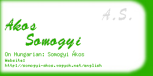 akos somogyi business card